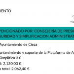 Mantenimiento y soporte de la Plataforma de Administracion Electronica - Simplifica 3.0