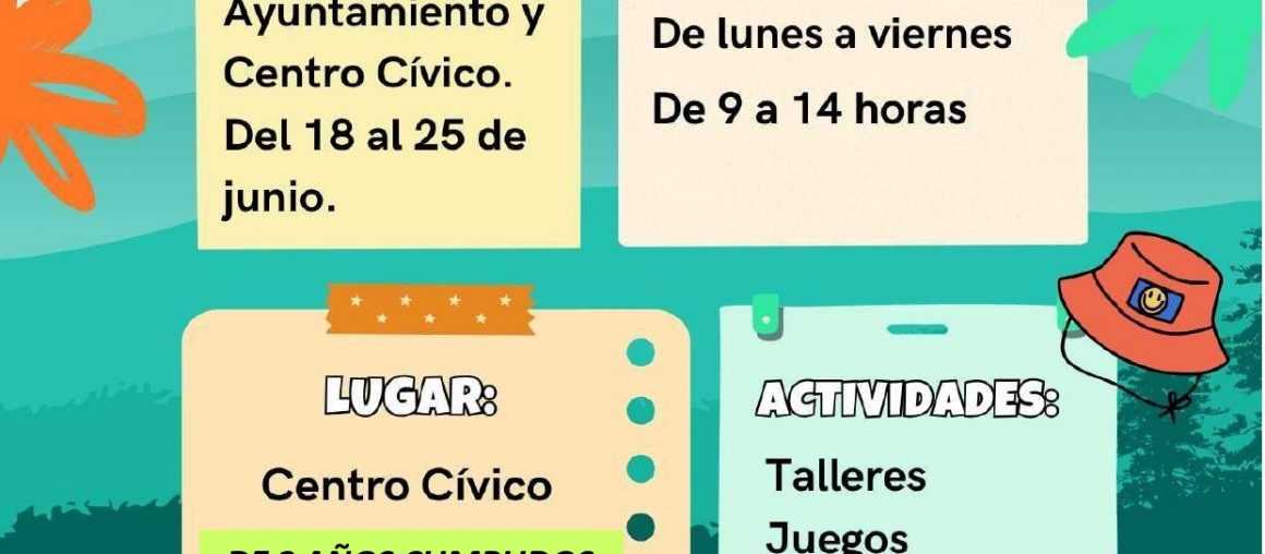 PLAN CORRESPONSABLES. CAMPAMENTO DE VERANO 2026